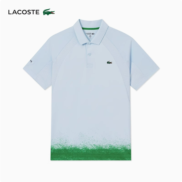 Lacoste同款法国鳄鱼男装25春季新款梅德韦杰夫系列短袖POLO衫
